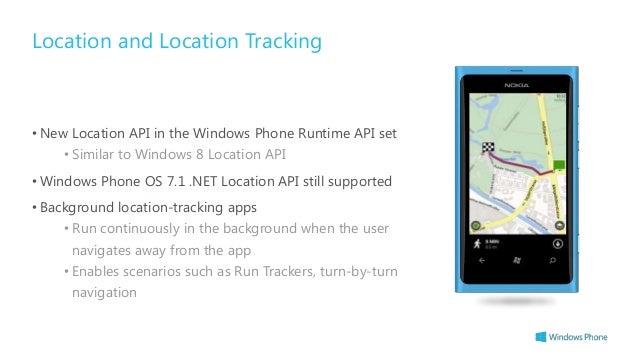 windows phone 8 location tracker